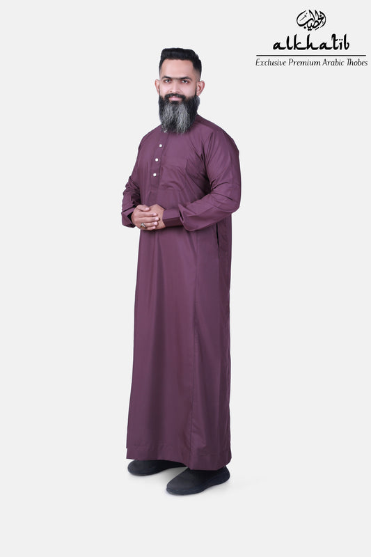 AL KHATIB SAUDI STYLE HUCKLEBERRRY THOBE