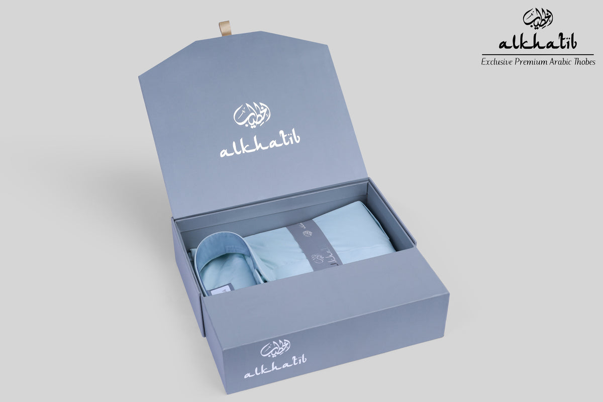 AL KHATIB SAUDI STYLE SEA FOAM THOBE STYLE 2