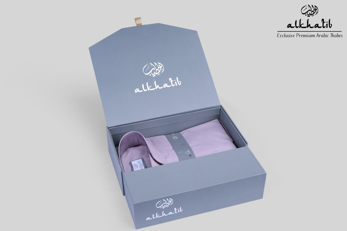 AL KHATIB SAUDI STYLE VIOLET ICE THOBE STYLE 2