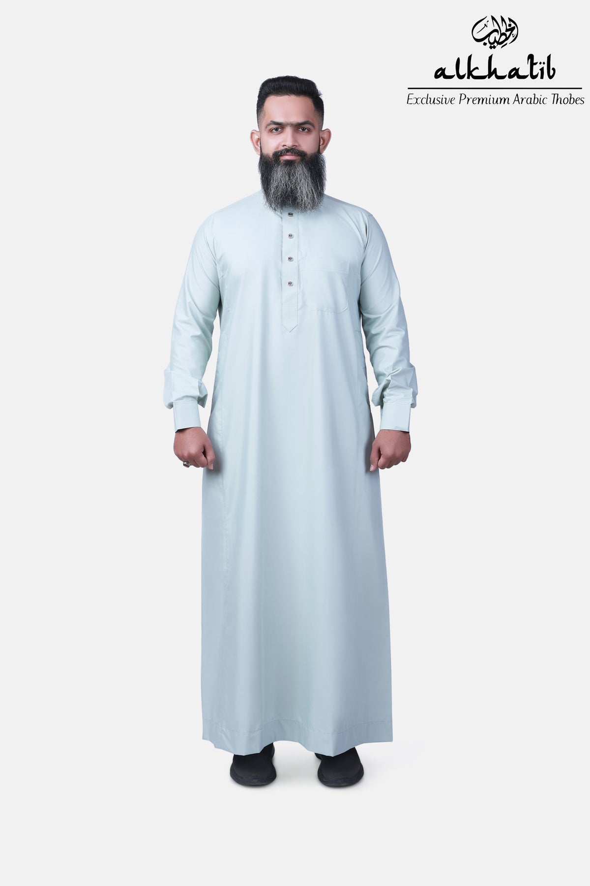 AL KHATIB SAUDI STYLE SMOKE THOBE