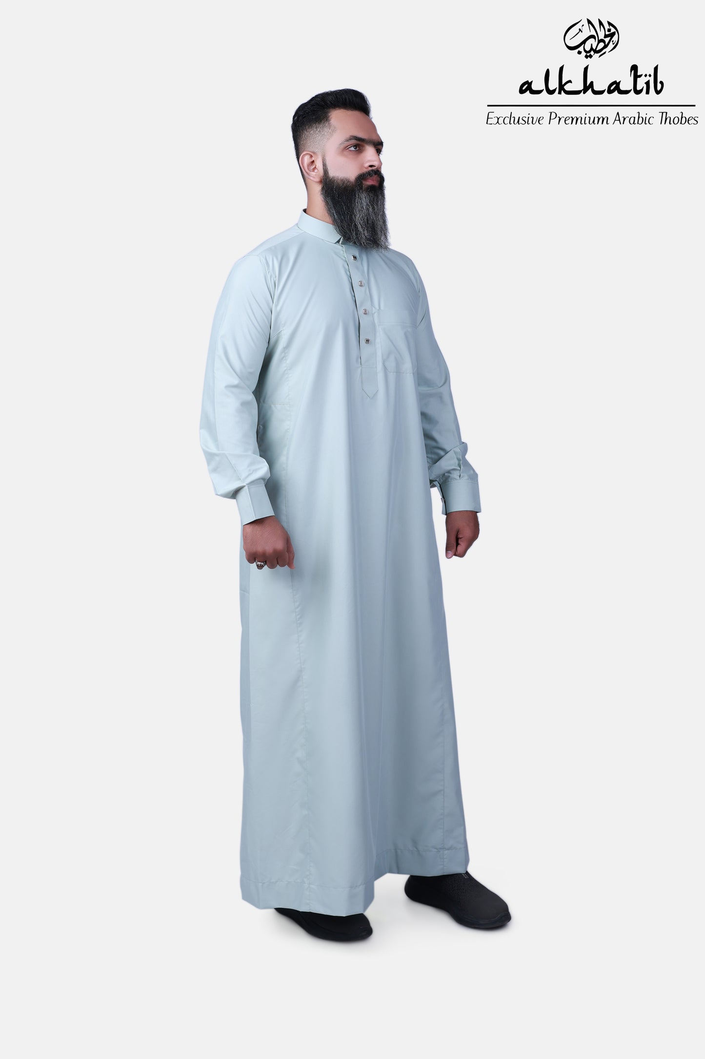 AL KHATIB SAUDI STYLE SMOKE THOBE