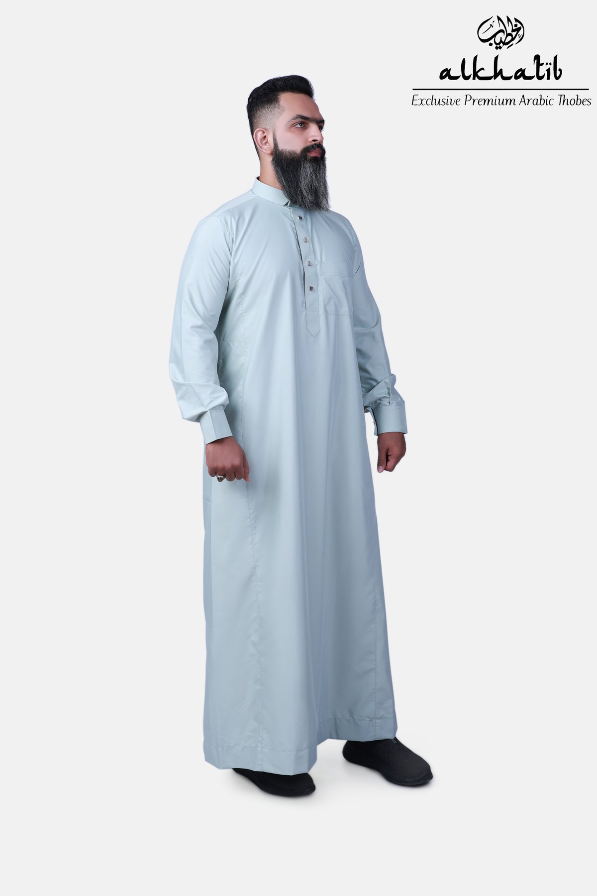 AL KHATIB SAUDI STYLE SMOKE THOBE