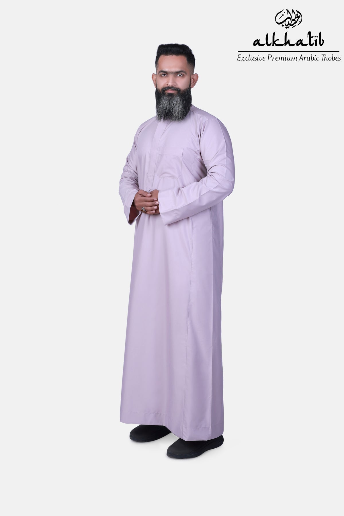 AL KHATIB SAUDI STYLE VIOLET ICE THOBE STYLE 2