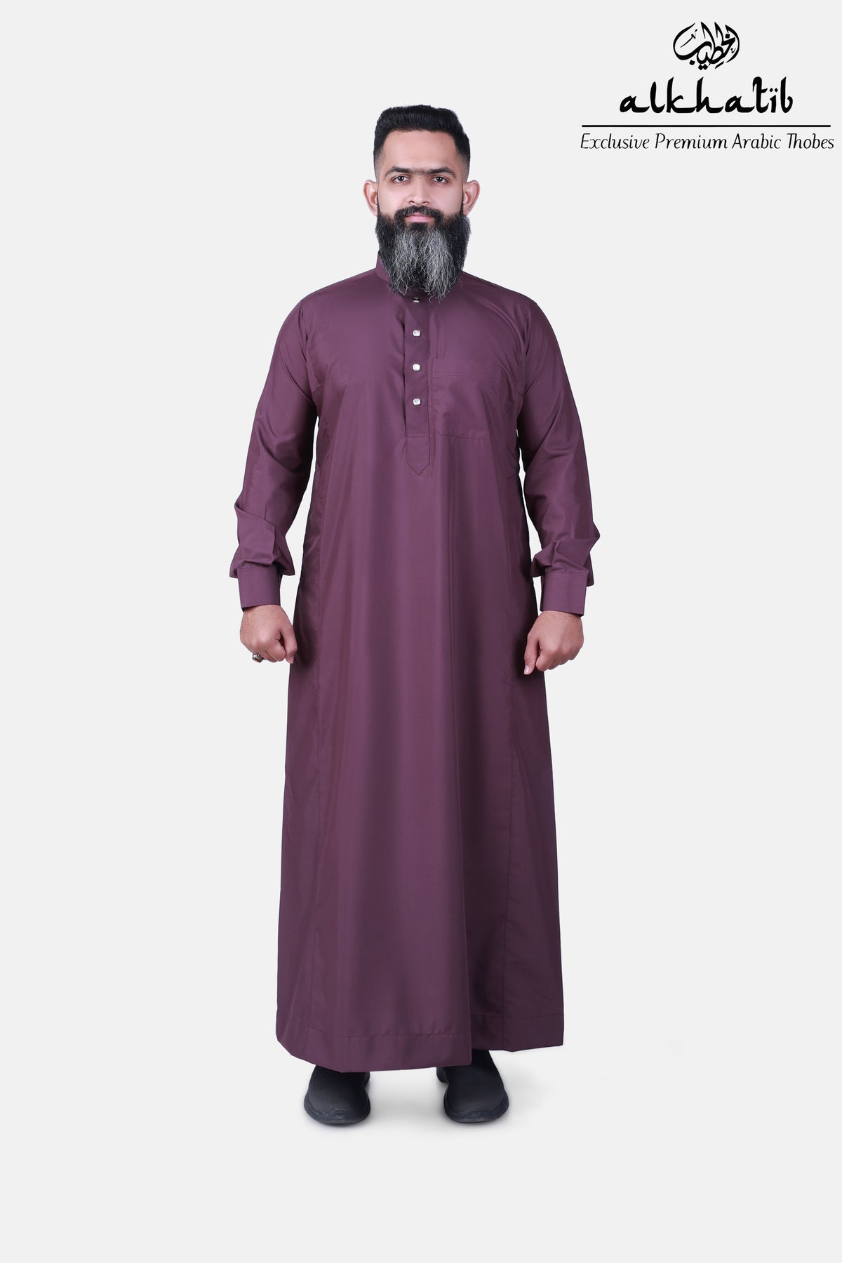 AL KHATIB SAUDI STYLE HUCKLEBERRRY THOBE