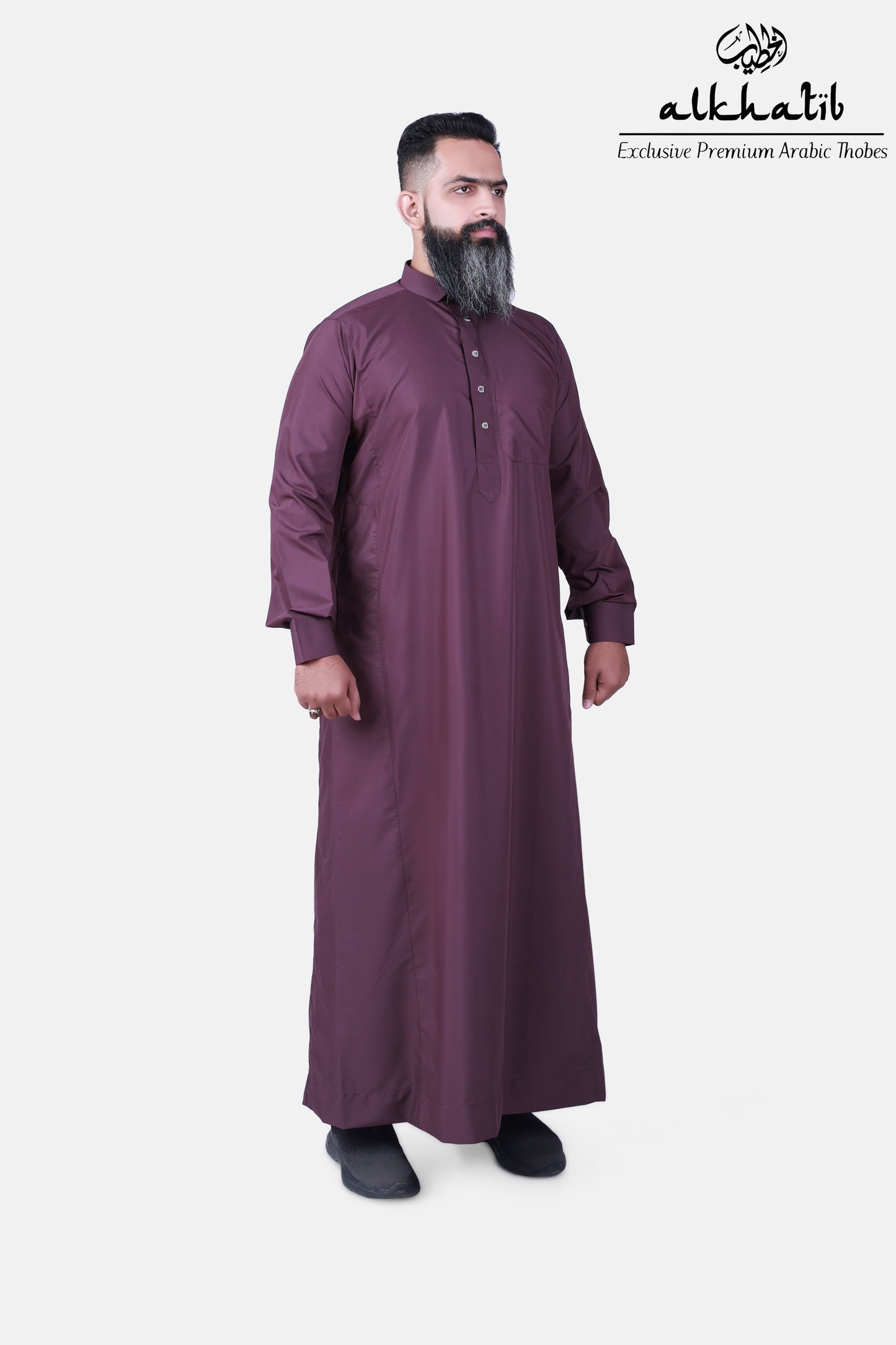 AL KHATIB SAUDI STYLE HUCKLEBERRRY THOBE
