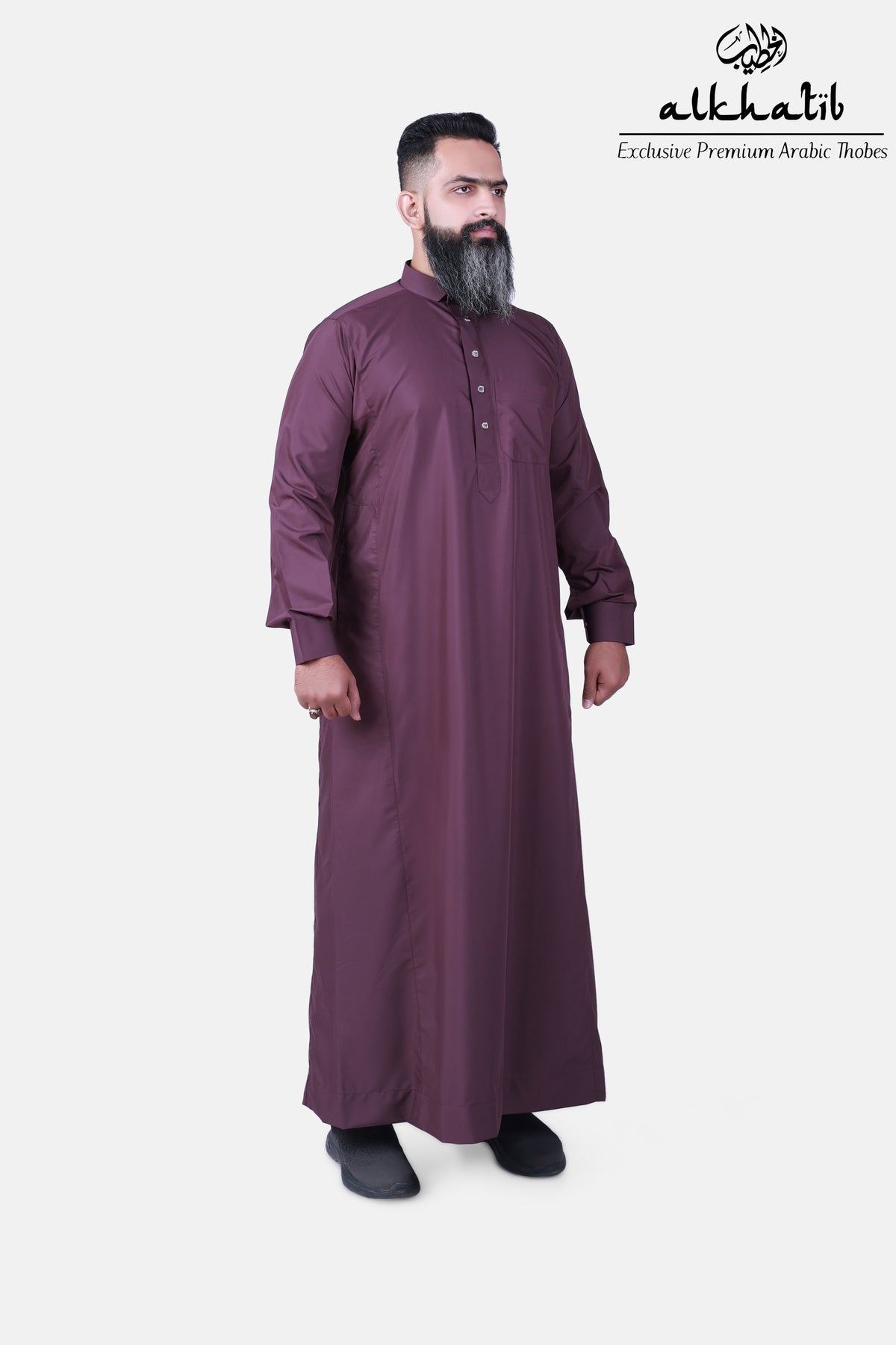 AL KHATIB SAUDI STYLE HUCKLEBERRRY THOBE