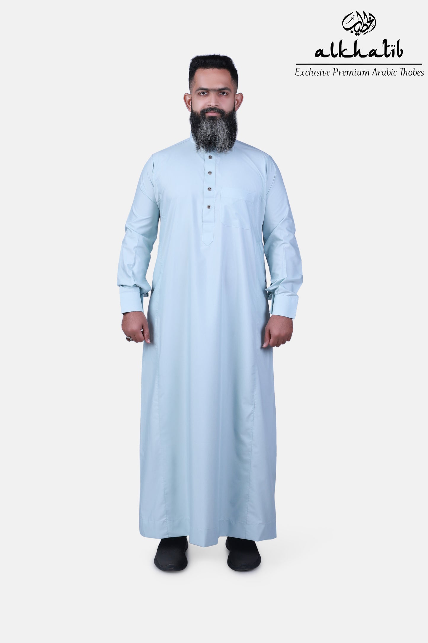 AL KHATIB SAUDI STYLE SEA FOAM THOBE