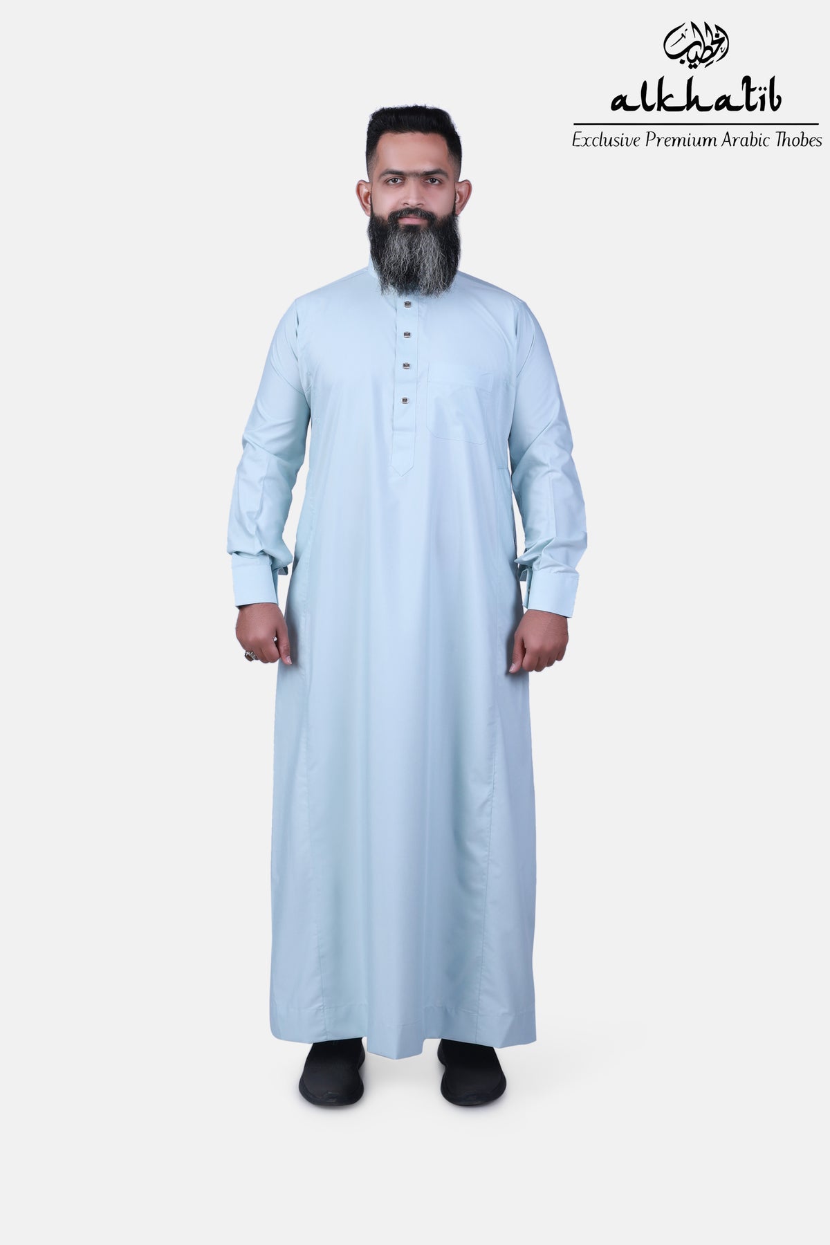 AL KHATIB SAUDI STYLE SEA FOAM THOBE