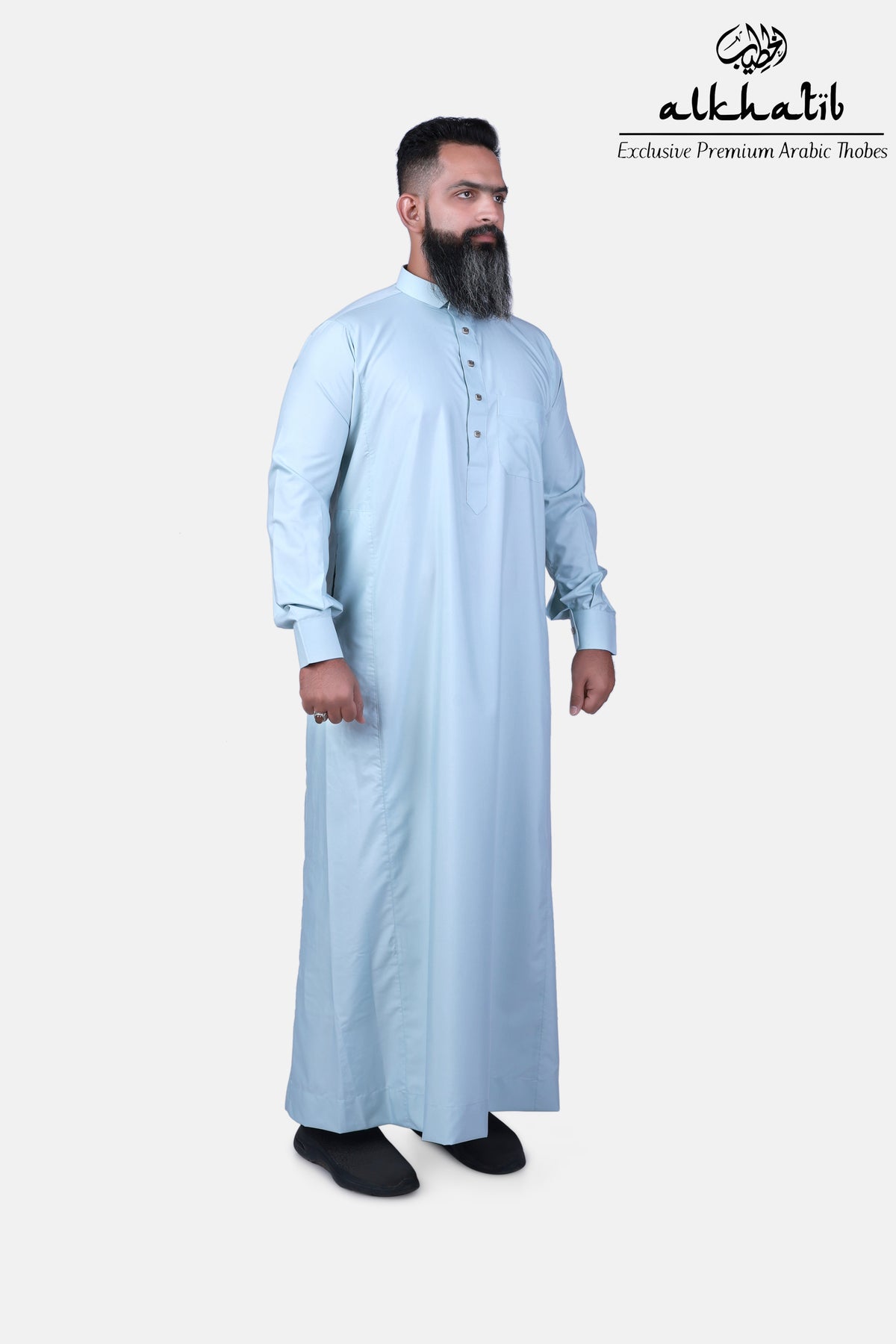 AL KHATIB SAUDI STYLE SEA FOAM THOBE